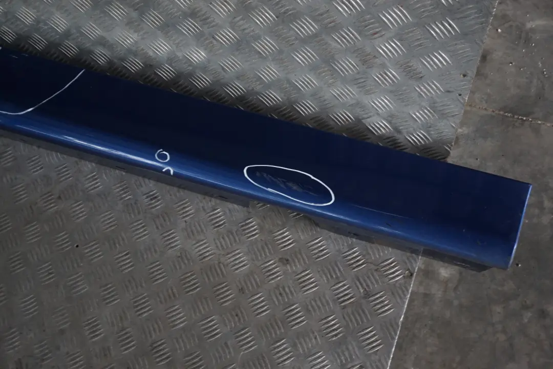 Sill Strip Side Skirt Right O/S Montegoblau Blau Blue to BMW 3 Series 4 E90 E91 with Part number 0032950 BMW 3 Series 4 E90 E91 Sill Strip Side Skirt Right O/S Montegoblau Blau Blue - SKU 0032950-MTB4 - Part number 0032950