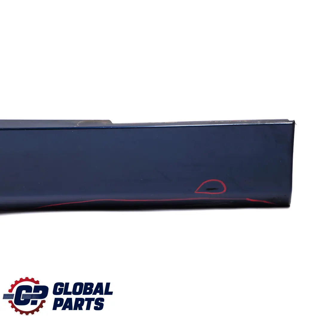 BMW 3 E90 E91 Sill Strip Side Skirt Right O/S Mysticblau Mystic Blue - A07 - SKU 0032950-MYS2 - Part number 0032950