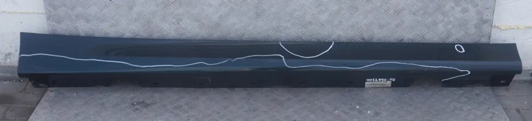 BMW 3 Series E90 E91 Sill Strip Side Skirt Right O/S Tiefgruen Deep Green A43 - SKU 0032950-TG - Part number 0032950