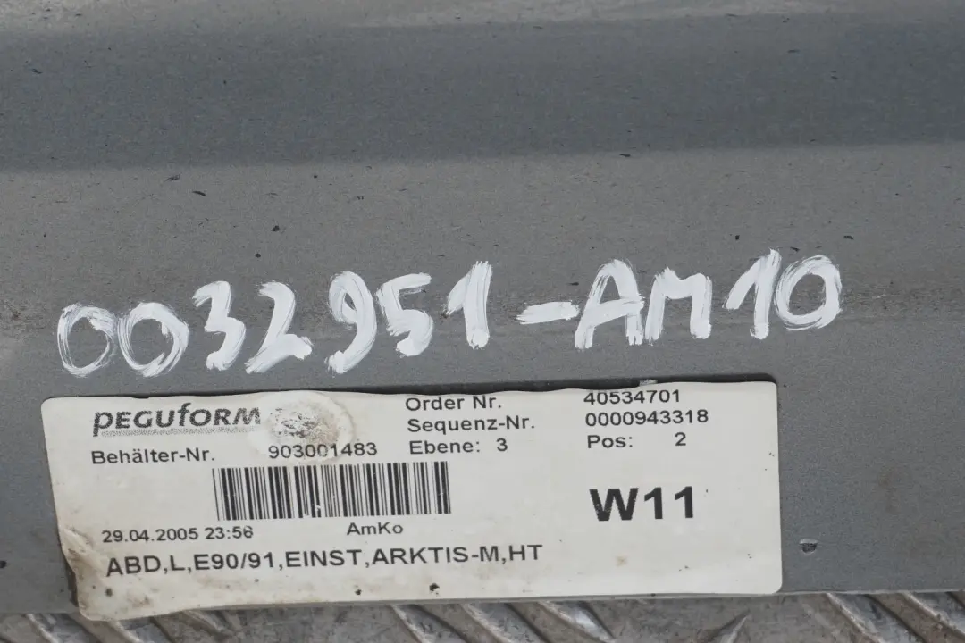 BMW E90 listwa nakładka próg lewy arktis A34 - SKU 0032951-AM10 - Numer Części 0032951