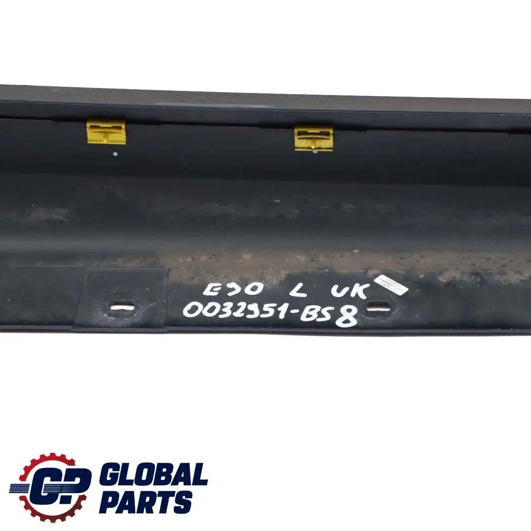Sill Strip Side Trim Skirt Left N/S Black Sapphire to BMW 3 Series E90 E91 Cover with Part number 0032951 BMW 3 Series E90 E91 Cover Sill Strip Side Trim Skirt Left N/S Black Sapphire - SKU 0032951-BS8 - Part number 0032951