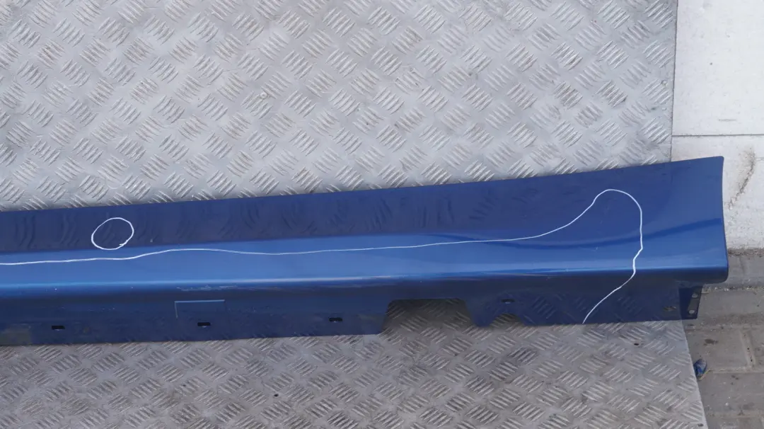 BMW 3 E90 E91 Bas de Porte Couverture Seuil a Gauche Bleu Montego Bleu Metallise - SKU 0032951-MTB3 - Numéro de pièce 0032951