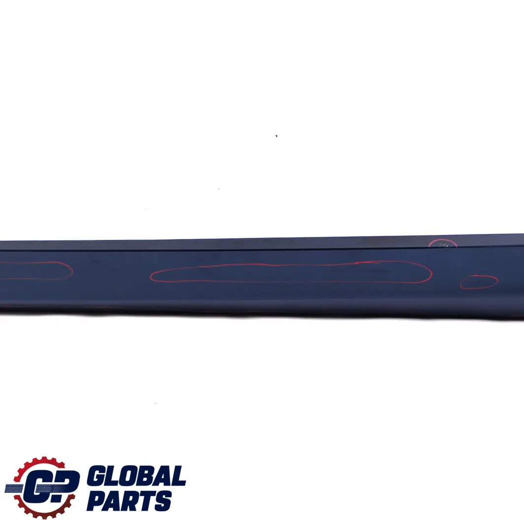 BMW 3 E90 E91 Cover Sill Strip Side Trim Skirt Left N/S Mystic Blue - A07 - SKU 0032951-MYS2 - Part number 0032951