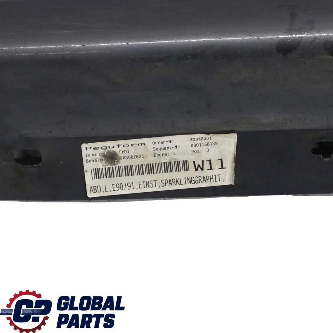 Sill Strip Side Trim Skirt Left N/S Sparkling Graphite - A22 to BMW 3 E90 E91 10 with Part number 0032951 BMW 3 E90 E91 10 Sill Strip Side Trim Skirt Left N/S Sparkling Graphite - A22 - SKU 0032951-SG10 - Part number 0032951