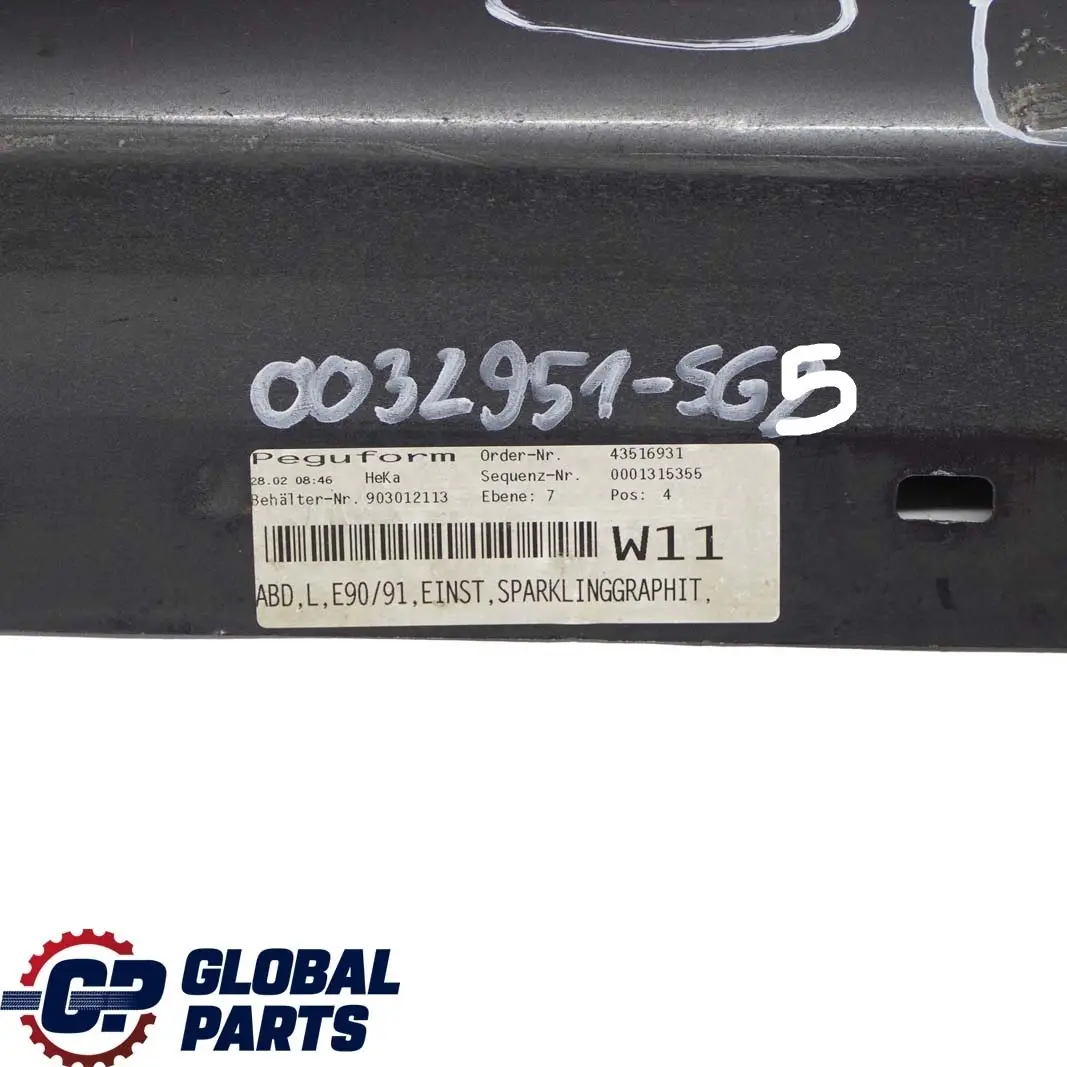 Bas de Porte Couverture Seuil a Gauche Noir de Carbone Metallic pour BMW 3 E90 E91 à propos du numéro de pièce 0032951 BMW 3 E90 E91 Bas de Porte Couverture Seuil a Gauche Noir de Carbone Metallic - SKU 0032951-SG5 - Numéro de pièce 0032951