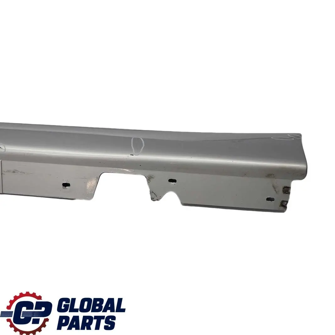 BMW 3 E90 E91 4 Sill Side Skirt Left N/S Titansilber Silver Metallic 354 - SKU 0032951-TS4 - Part number 0032951