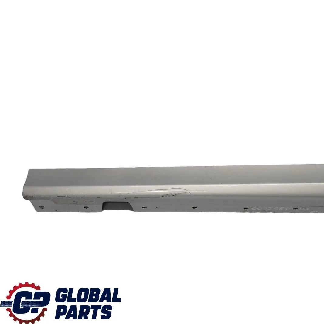 BMW 3 E90 E91 4 Bas de Porte Couverture Seuil a Gauche Argent Titane Argent 354 - SKU 0032951-TS4 - Numéro de pièce 0032951