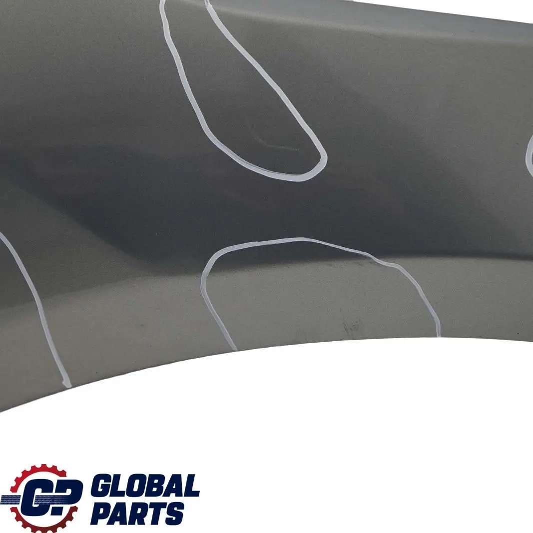 BMW 3 Series E90 E91 3 Complete Front Bumper Trim Panel Arktis Metallic - A34 - SKU 0033167-AM3 - Part number 0033167