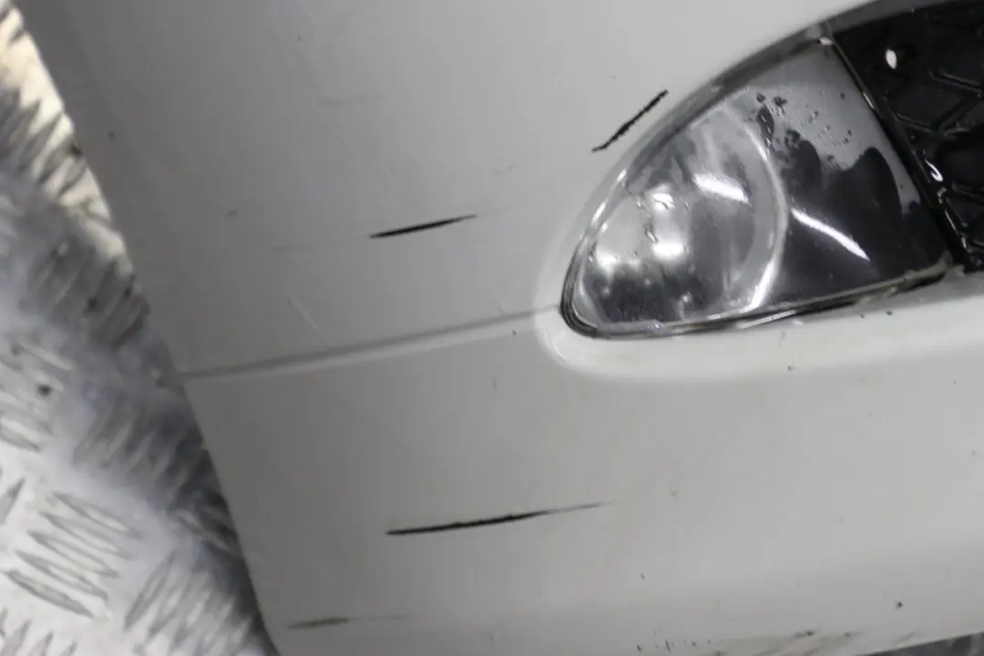 Front Bumper Trim Panel Complete Alpinweiss White - 300 to BMW 3 E90 E91 with Part number 0033167 BMW 3 E90 E91 Front Bumper Trim Panel Complete Alpinweiss White - 300 - SKU 0033167-AW - Part number 0033167