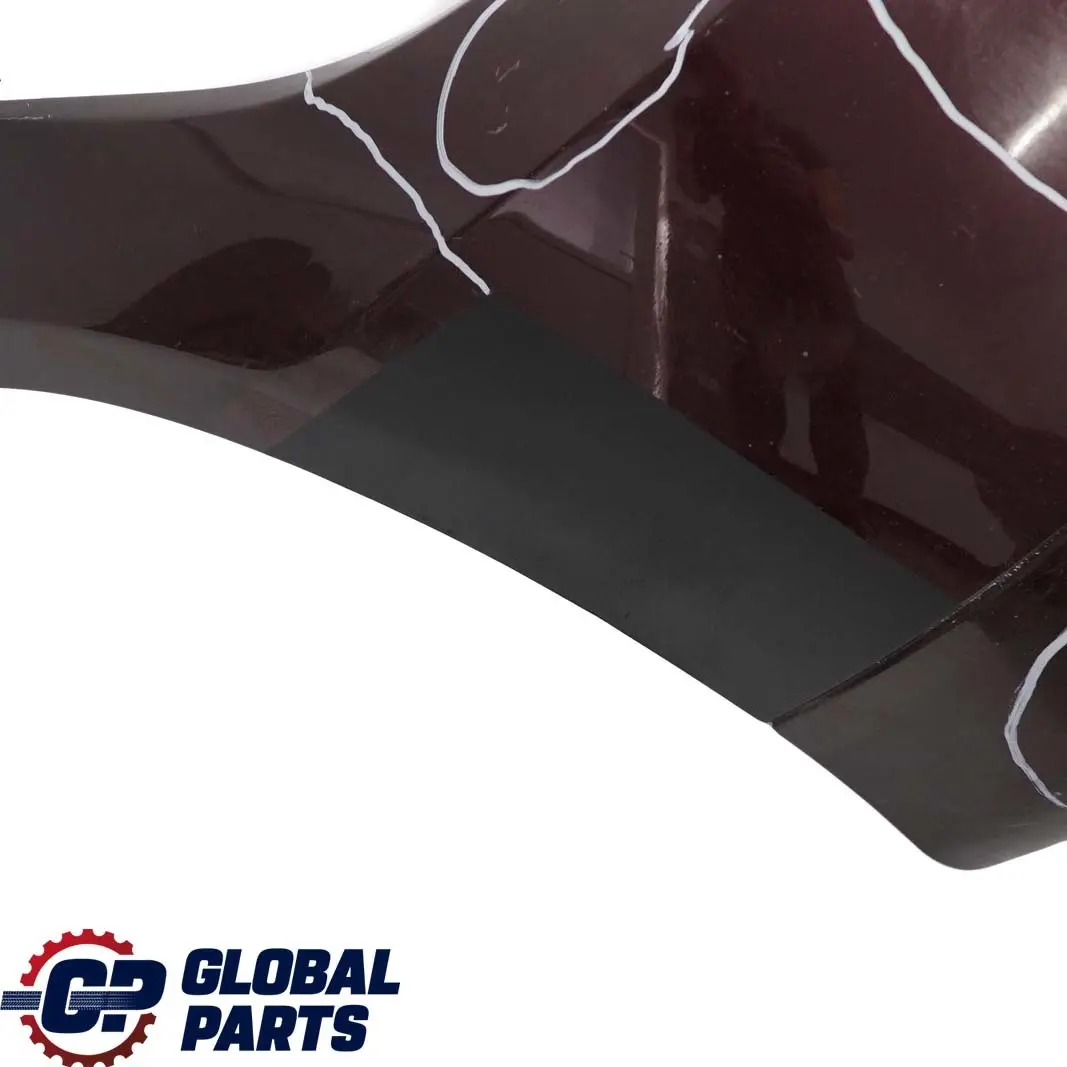 BMW 3 E90 E91 Front Bumper Trim Panel Complete Barberarot Barbera Red - A39 - SKU 0033167-BAR - Part number 0033167