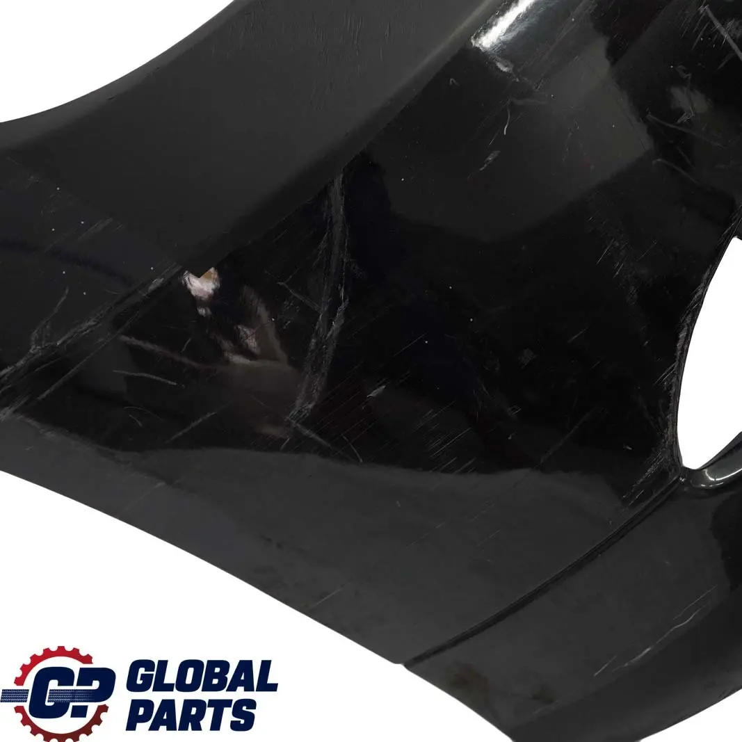 BMW 3 Series E90 E91 3 Complete Front Bumper Trim Panel Black Sapphire - 475 - SKU 0033167-BS3 - Part number 0033167