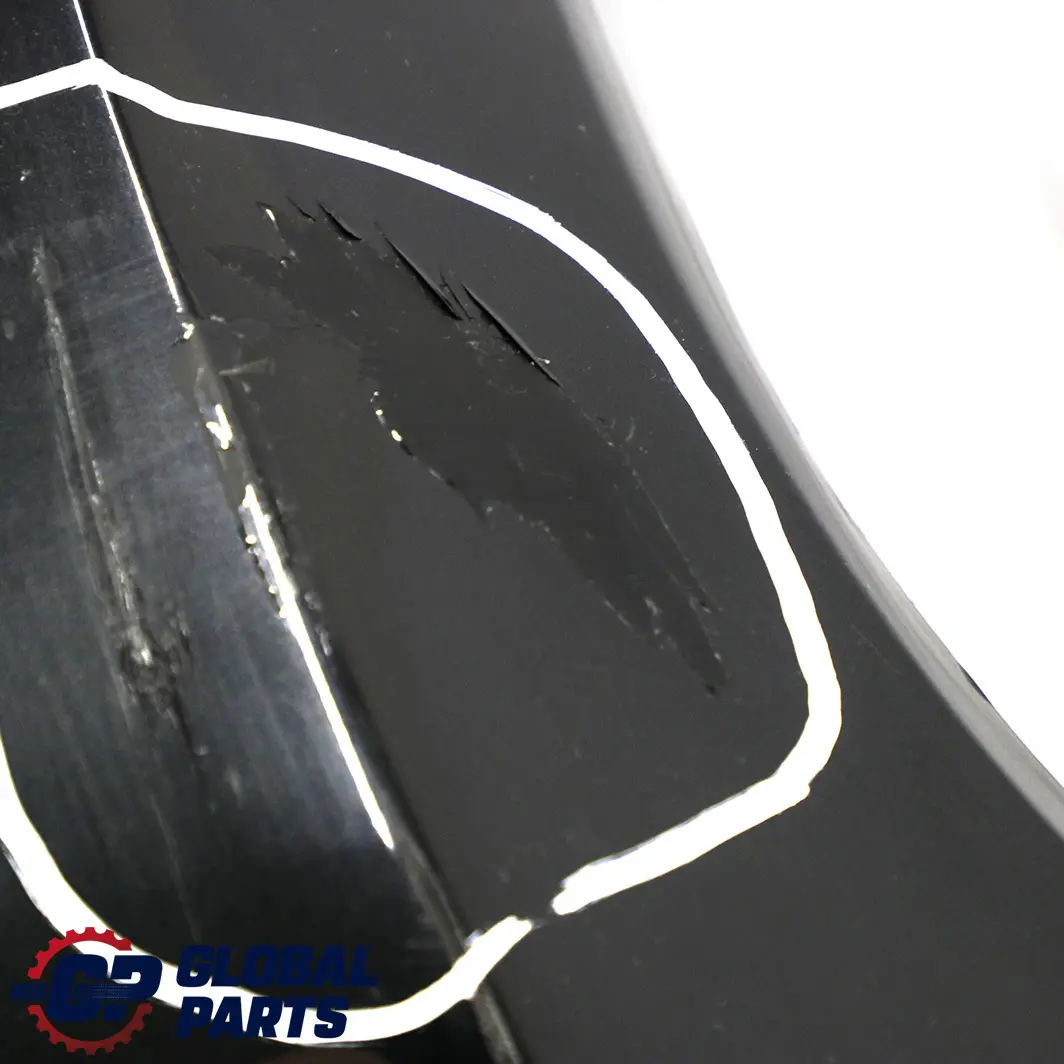 BMW 3 Series E90 E91 5 Front Bumper Trim Panel Complete Black Sapphire Metallic - SKU 0033167-BS5 - Part number 33167