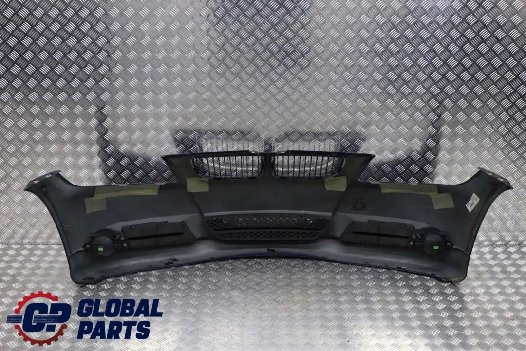 BMW 3 E90 E91 3 Front Bumper Trim Panel Complete Monacoblau Monaco Blue - A35 - SKU 0033167-MB3 - Part number 0033167