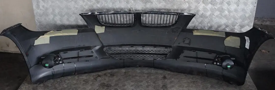 BMW 3 SERIES E90 E91 Front Bumper Trim Panel Complete Schwarz 2 Black II - 668 - SKU 0033167-SCH1 - Part number 0033167