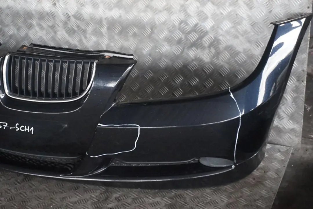 BMW 3 SERIES E90 E91 Front Bumper Trim Panel Complete Schwarz 2 Black II - 668 - SKU 0033167-SCH1 - Part number 0033167