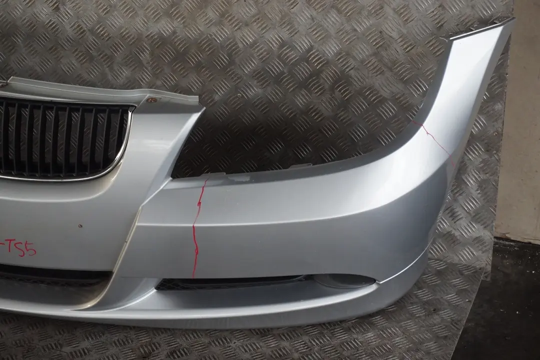 Front Bumper Trim Panel Complete Titansilber Silver 354 to BMW 3 Series 5 E90 E91 with Part number 0033167 BMW 3 Series 5 E90 E91 Front Bumper Trim Panel Complete Titansilber Silver 354 - SKU 0033167-TS5 - Part number 0033167
