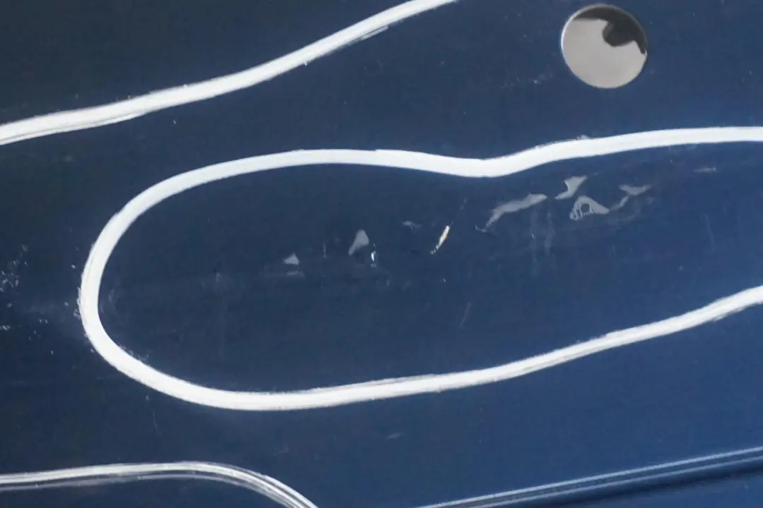 BMW 3 Series E90 Saloon Rear Bumper PDC Mysticblau Mystic Blue Metallic - A07 - SKU 0033194-MYS - Part number 0033194