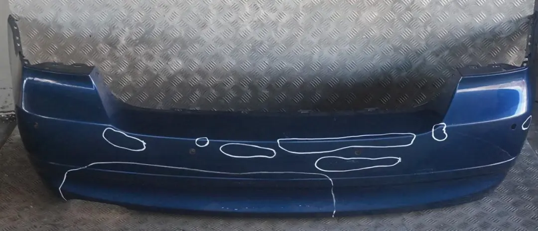 Bumper PDC Mysticblau Mystic Blue Metallic - A07 to BMW 3 Series E90 Saloon Rear with Part number 0033194 BMW 3 Series E90 Saloon Rear Bumper PDC Mysticblau Mystic Blue Metallic - A07 - SKU 0033194-MYS - Part number 0033194