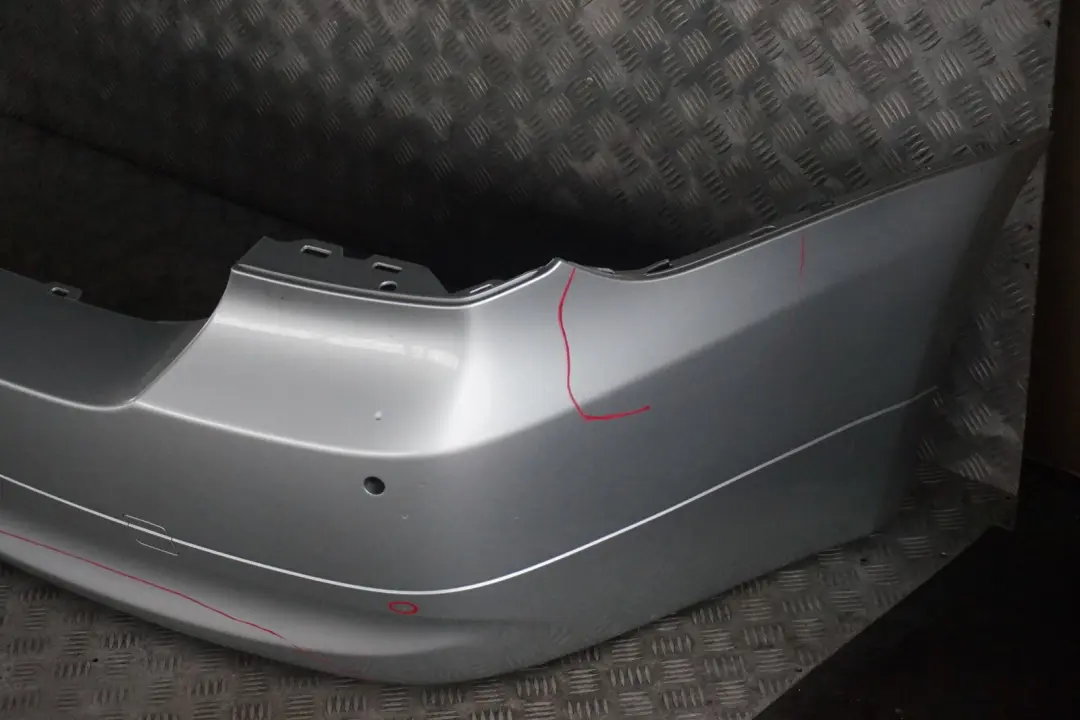 BMW 3 Series 5 E90 Complete Rear Bumper Trim PDC Titansilber Silver Metallic - SKU 0033194-TS5 - Part number 0033194