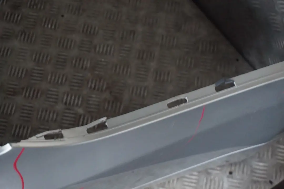 BMW 3 Series 5 E90 Complete Rear Bumper Trim PDC Titansilber Silver Metallic - SKU 0033194-TS5 - Part number 0033194