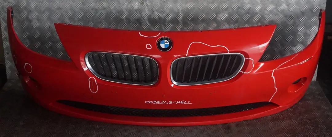 Front Bumper Trim Panel Hellrot Red to BMW Z4 Series E85 E86 Convertible Roadster with Part number 0033248 BMW Z4 Series E85 E86 Convertible Roadster Front Bumper Trim Panel Hellrot Red - SKU 0033248-HELL - Part number 0033248