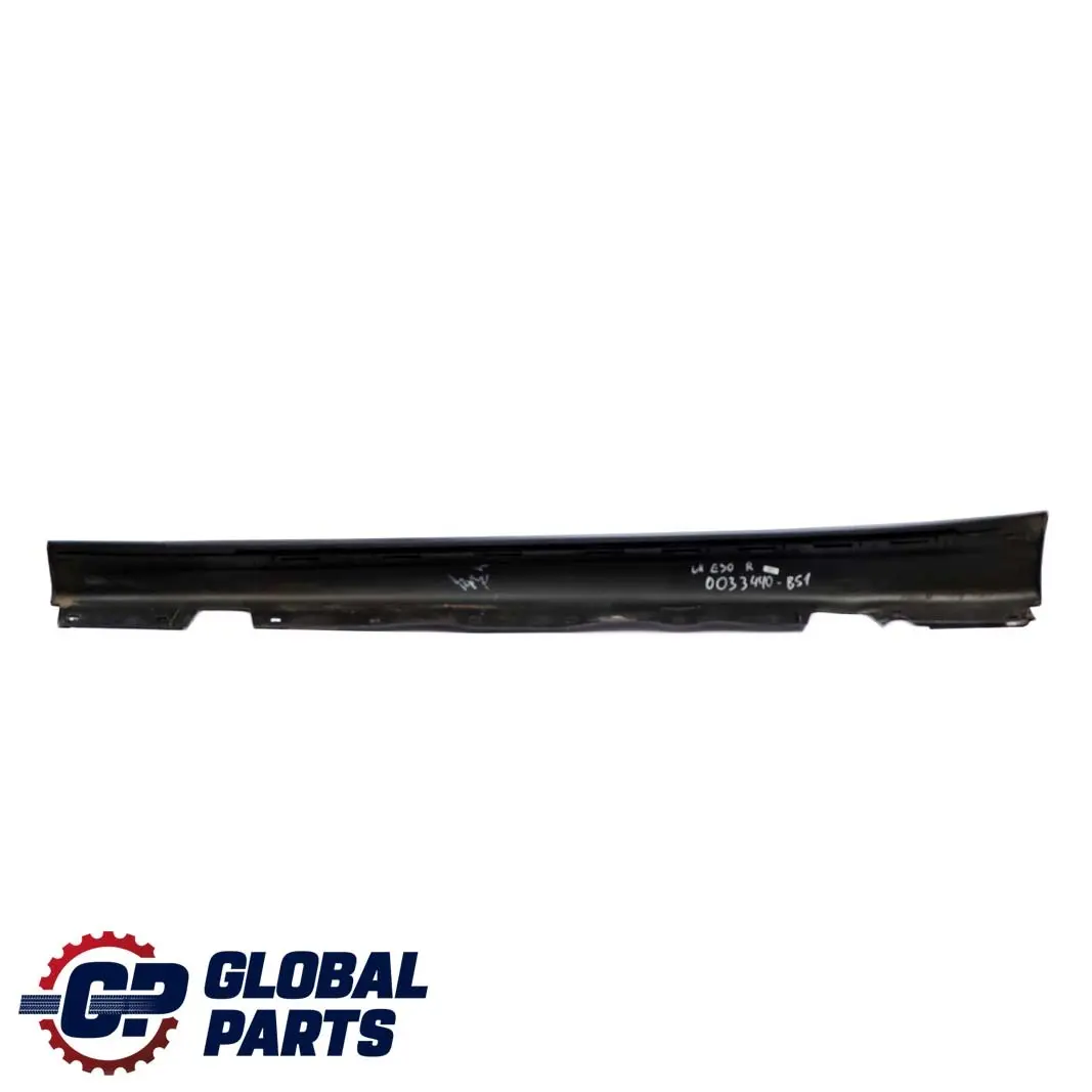 BMW 3 Series E90 E91 M Sport Sill Strip Side Skirt Right O/S Black Sapphire 475 - SKU 0033440-BS1 - Part number 0033440