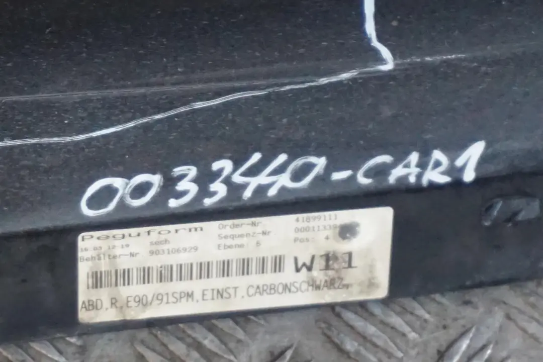 Schwellerleiste Blende Schweller Rechts Carbonschwarz für BMW 3 E90 E91 1 M Sport mit Teilenummer 0033440 BMW 3 E90 E91 1 M Sport Schwellerleiste Blende Schweller Rechts Carbonschwarz - SKU 0033440-CAR1 - Teilenummer 0033440