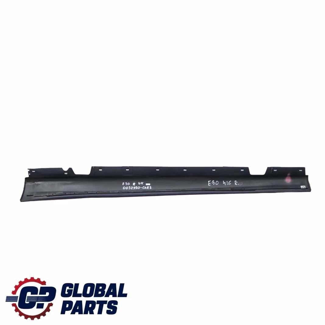 BMW 3 E90 E91 M Sport Sill Strip Side Skirt Right O/S Carbonschwarz Black - 416 - SKU 0033440-CAR4 - Part number 0033440