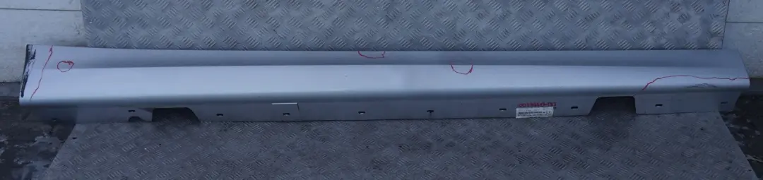 BMW 3 SERIES 3 E90 E91 M Sport Sill strip side skirt right O/S Titansilber Silv - SKU 0033440-TS3 - Part number 0033440