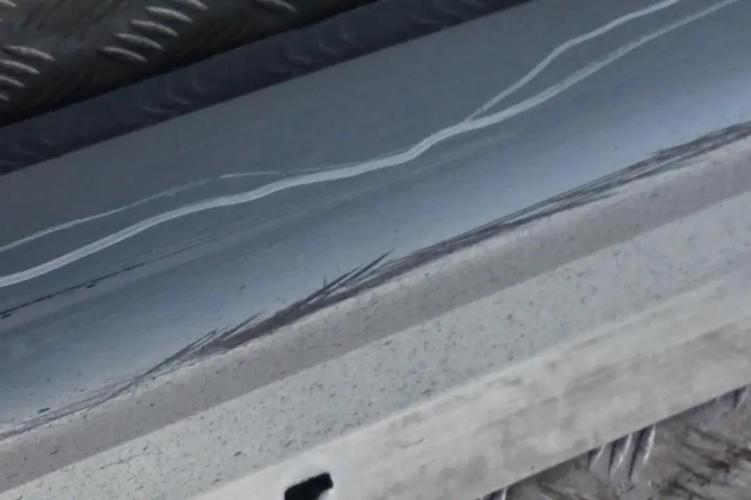 BMW 3 E90 E91 M Sport Sill Strip Side Skirt Right O/S Bluewater Metallic - 896 - SKU 0033440-WB - Part number 0033440