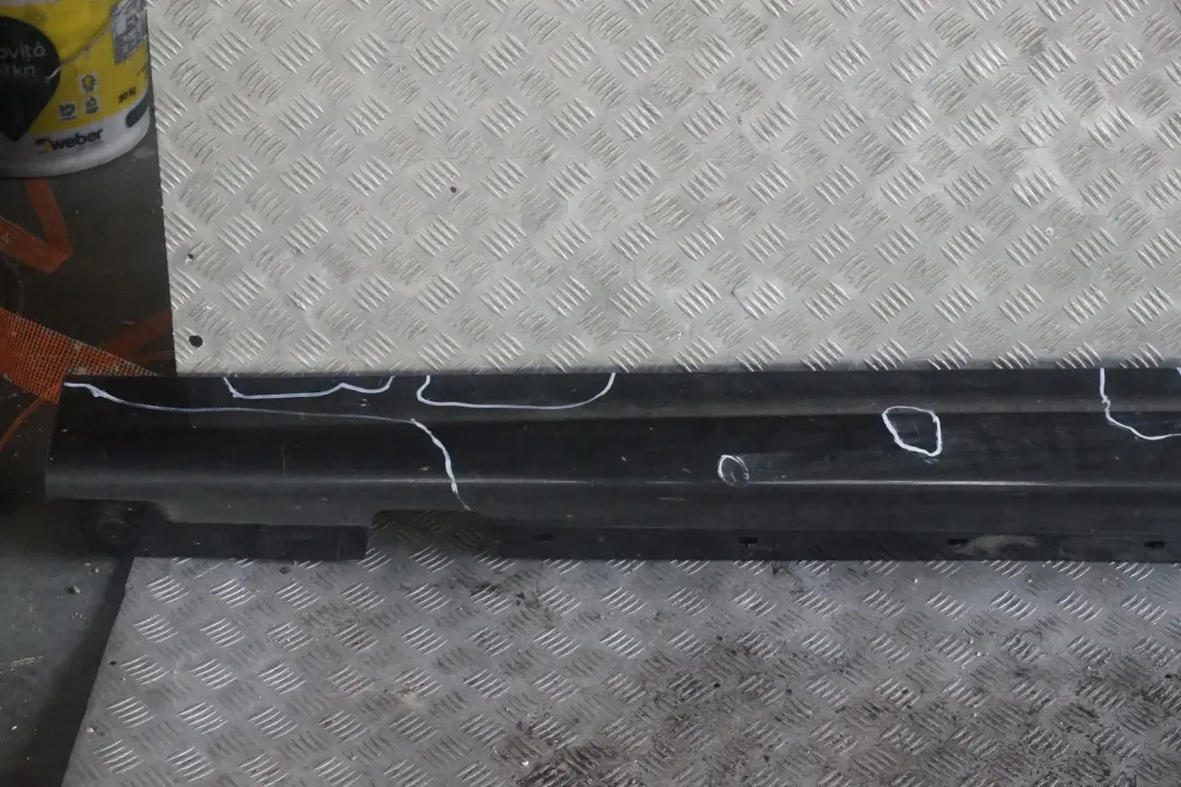 BMW 3 E90 E91 M Sport Bas de Porte Couverture Seuil a Gauche Noir Sapphire - SKU 0033441-BS2 - Numéro de pièce 0033441