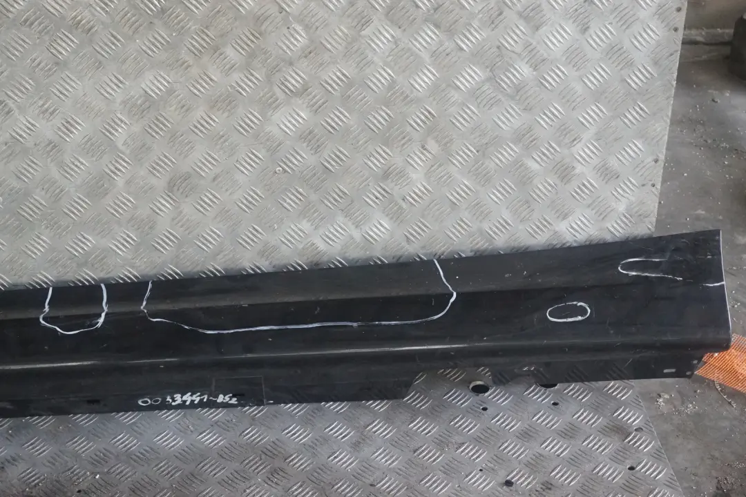 BMW E90 E91 M Sport Listello Portiera Apertura Gonna SX Black Sapphire - SKU 0033441-BS2 - Numero di parte 0033441