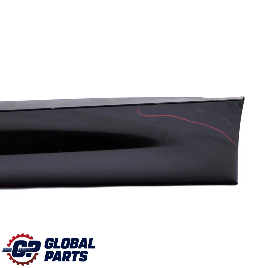 BMW 3 E90 E91 M Sport Sill Strip Side Skirt Left N/S Black Sapphire - 475 - SKU 0033441-BS4 - Part number 0033441
