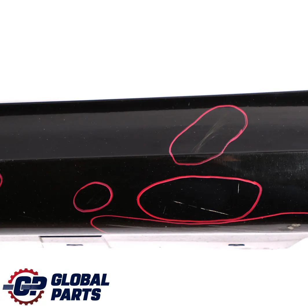 BMW 3 E90 E91 M Sport Sill Strip Side Skirt Left N/S Black Sapphire - 475 - SKU 0033441-BS4 - Part number 0033441