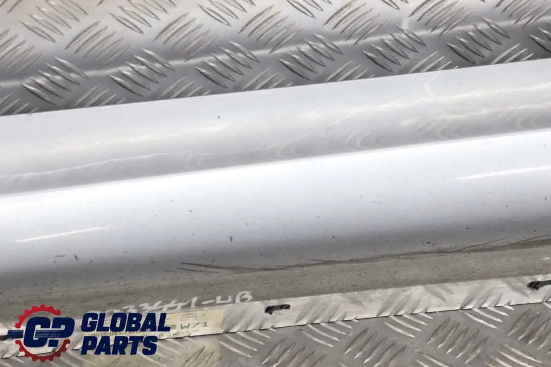 BMW 3 E90 E91 M Sport Sill Strip Side Skirt Left N/S Bluewater Metallic - 896 - SKU 0033441-WB - Part number 0033441