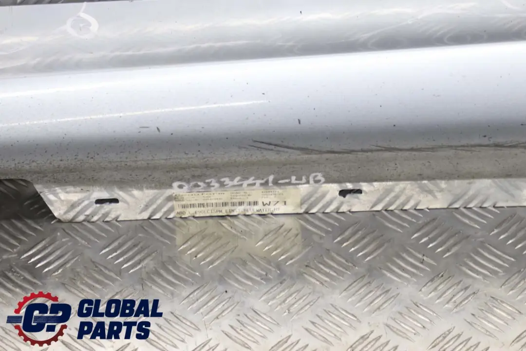 Sill Strip Side Skirt Left N/S Bluewater Metallic - 896 to BMW 3 E90 E91 M Sport with Part number 0033441 BMW 3 E90 E91 M Sport Sill Strip Side Skirt Left N/S Bluewater Metallic - 896 - SKU 0033441-WB - Part number 0033441