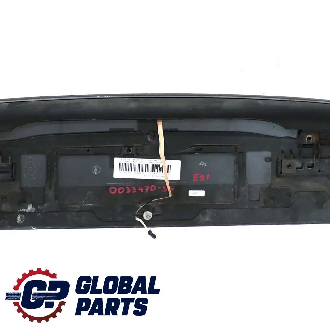 Heckspoiler Spoiler Heckklappe Sparkling Graphite Metallic für BMW 3 er E91 LCI mit Teilenummer 0033470 BMW 3 er E91 LCI Heckspoiler Spoiler Heckklappe Sparkling Graphite Metallic - SKU 0033470-SG - Teilenummer 0033470