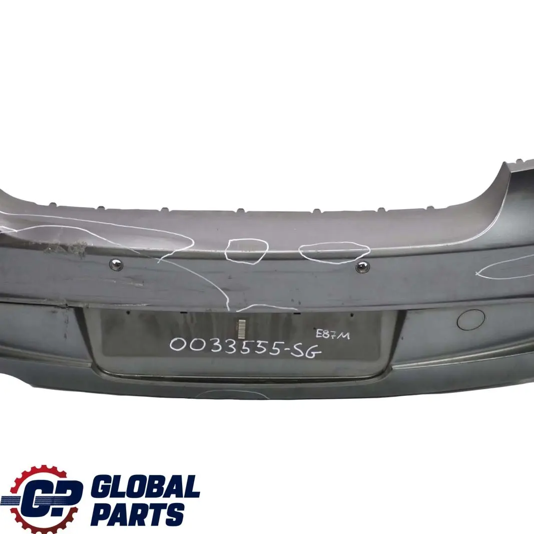 BMW 1 E87 M Sport Rear Bumper Trim Panel PDC Sparkling Graphite Metallic - A22 - SKU 0033555-SG - Part number 0033555