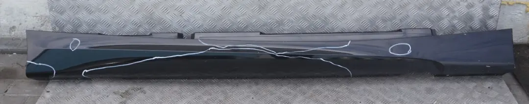 BMW 2 E87 LCI M SPORT Zócalo Falda Lateral Derecho Negro Zafiro - SKU 0033556-BS2 - Número de pieza 33556