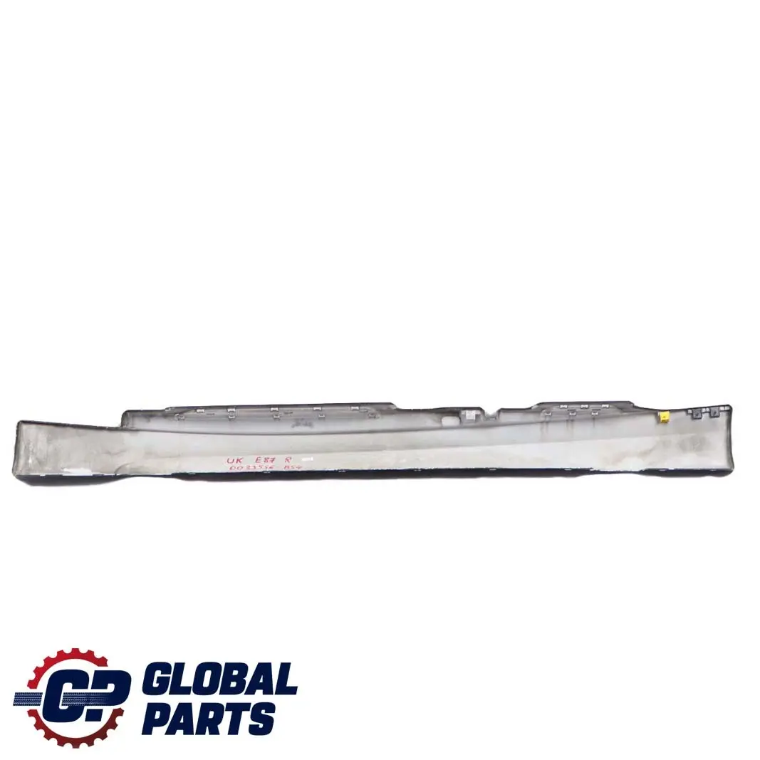 BMW 1 E87 LCI 5 M Sport Sill Strip Side Skirt Right O/S Black Sapphire - 475 - SKU 0033556-BS5 - Part number 0033556