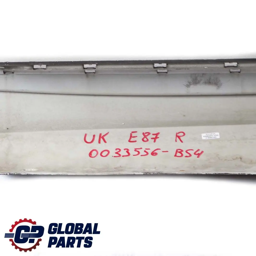 BMW 1 E87 LCI 5 M Sport Sill Strip Side Skirt Right O/S Black Sapphire - 475 - SKU 0033556-BS5 - Part number 0033556