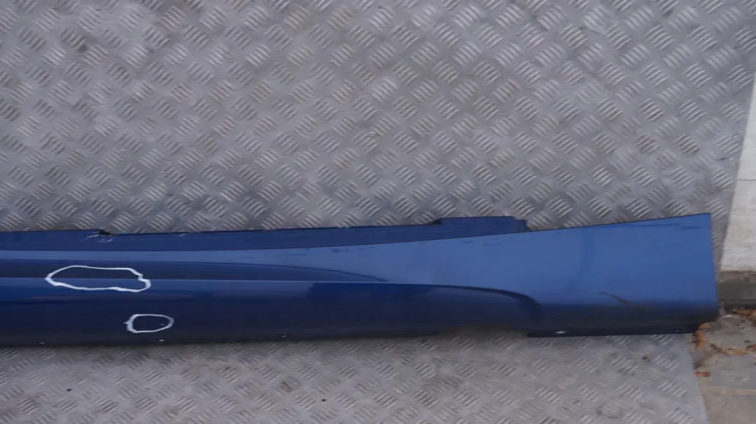 BMW 1 Series 3 E87 E87N M Sport Sill Strip Side Skirt Right O/S Le Mans Blue - SKU 0033556-LMB3 - Part number 51770033556-LMB1