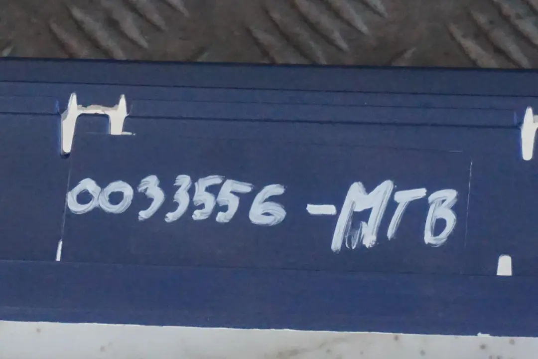 Sill Strip Side Skirt Right O/S Montegoblau Blue A51 to BMW 1 Series E87 M Sport with Part number 0033556 BMW 1 Series E87 M Sport Sill Strip Side Skirt Right O/S Montegoblau Blue A51 - SKU 0033556-MTB - Part number 0033556