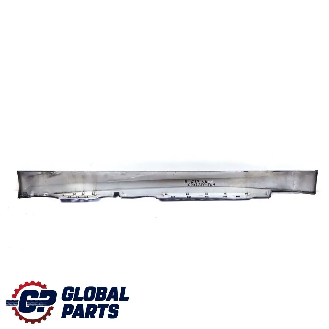 Sill Strip Side Skirt Right O/S Sparkling Graphite A22 to BMW E87 E87N LCI M Sport with Part number 0033556 BMW E87 E87N LCI M Sport Sill Strip Side Skirt Right O/S Sparkling Graphite A22 - SKU 0033556-SG1 - Part number 0033556