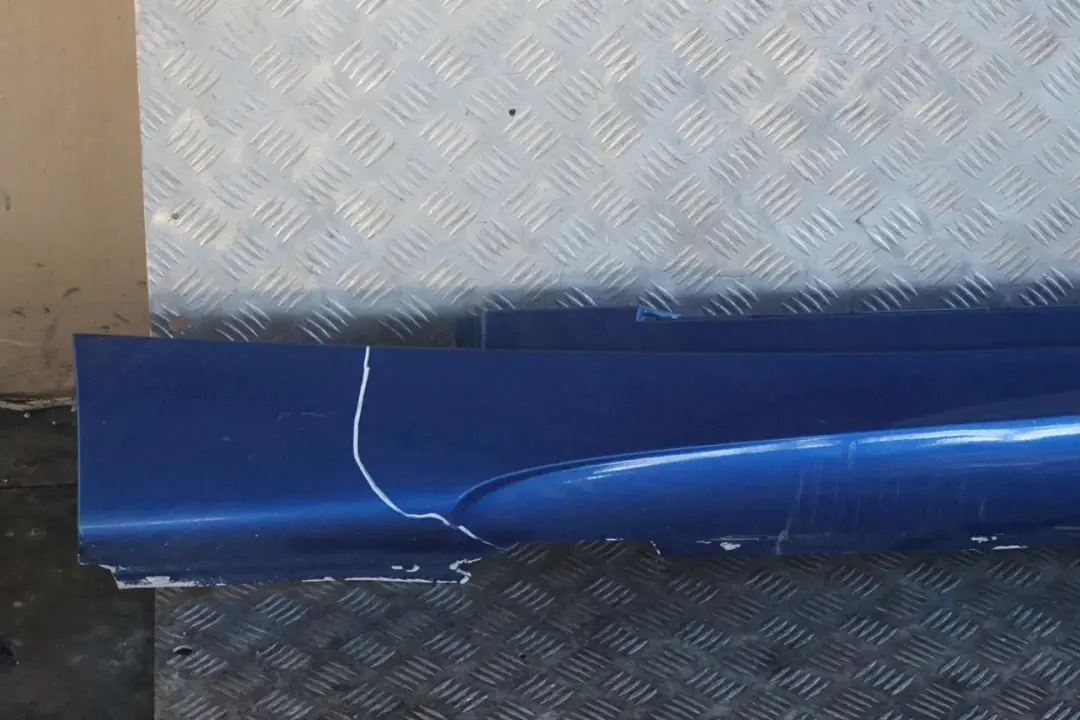 BMW 1 Series E87 M Sport Sill Strip Side Skirt Left N/S Montegoblau Blue - A51 - SKU 0033557-MTB - Part number 0033557
