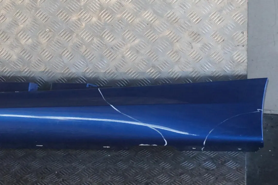 BMW 1 Series E87 M Sport Sill Strip Side Skirt Left N/S Montegoblau Blue - A51 - SKU 0033557-MTB - Part number 0033557