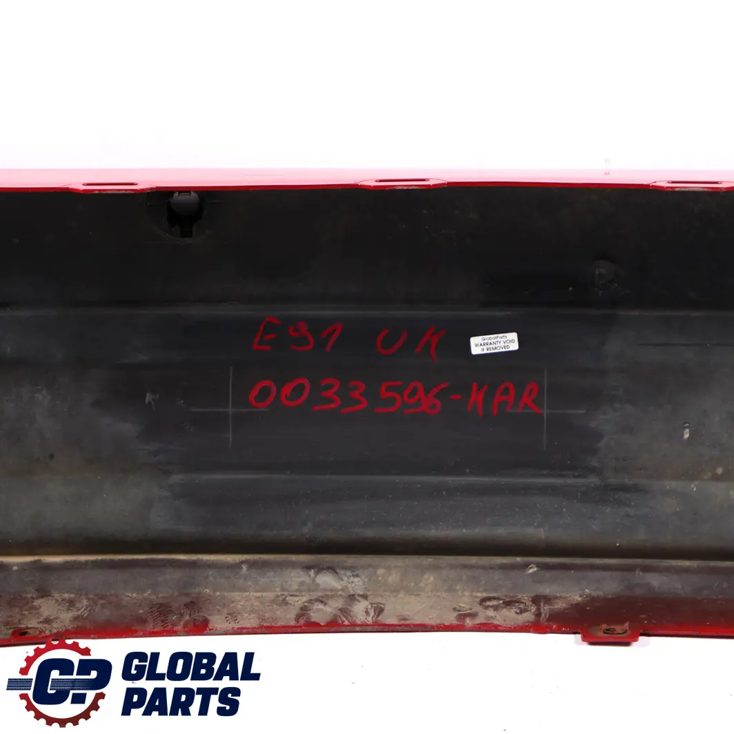 BMW E91 Touring Rear Bumper Trim Panel PDC Karmesinrot Karmesin Red - A61 - SKU 0033596-KAR - Part number 0033596