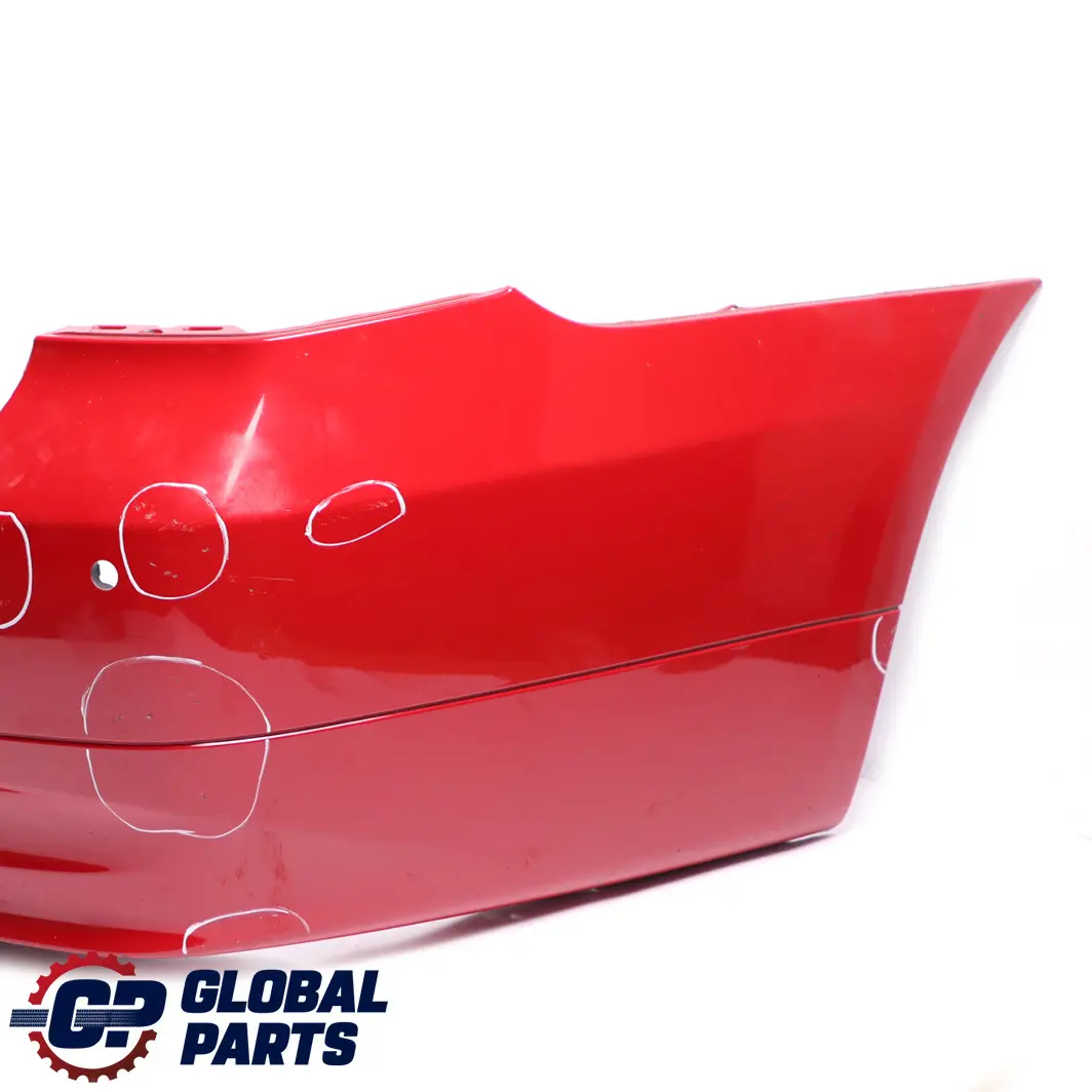 BMW E91 Touring Rear Bumper Trim Panel PDC Karmesinrot Karmesin Red - A61 - SKU 0033596-KAR - Part number 0033596