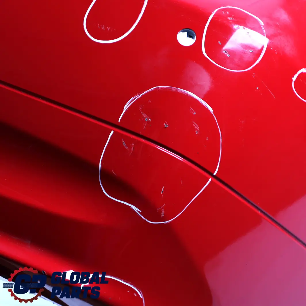 Bumper Trim Panel PDC Karmesinrot Karmesin Red - A61 to BMW E91 Touring Rear with Part number 0033596 BMW E91 Touring Rear Bumper Trim Panel PDC Karmesinrot Karmesin Red - A61 - SKU 0033596-KAR - Part number 0033596