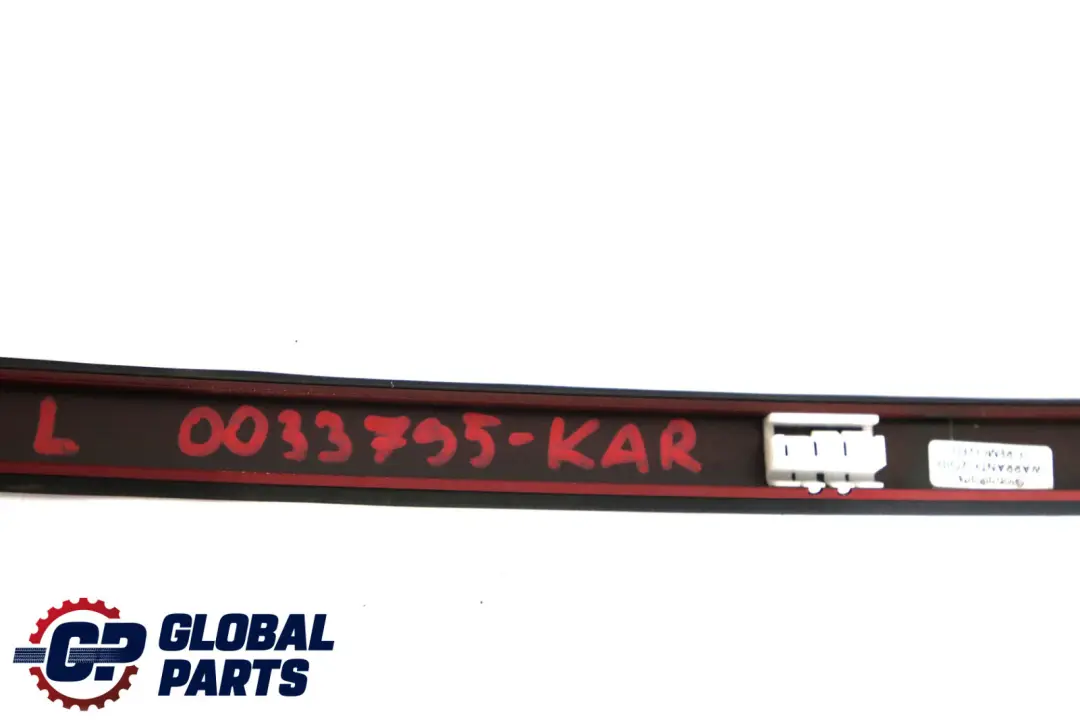 Left Roof Moulding Railing Trim N/S Karmesinrot Crimson Red - A61 to BMW 3 E92 with Part number 0033795 BMW 3 E92 Left Roof Moulding Railing Trim N/S Karmesinrot Crimson Red - A61 - SKU 0033795-KAR - Part number 0033795
